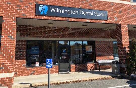 Clinic Outside With Sign Board